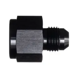 Motamec AN JIC -8 AN8 Female to AN JIC -6 AN6 Male Reducer Alloy Fitting Adapter Black
