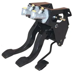 Escort Mk2 Brake Balance Bar Bias Pedal Box Cable Clutch with New Pressed Pedals + Wilwood M/C