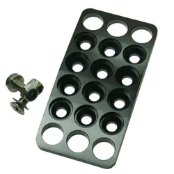 Motamec WRC Spec Billet Alloy Pedal Extension Pad Square Edge 6x3