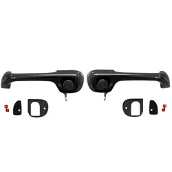 New Escort Mk1 Anodized Black Exterior Door Handle Billet Allloy Pair