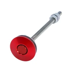 Motamec Quick Release Push Button Clip Pin Bonnet Boot Panel Alloy RED 30mm