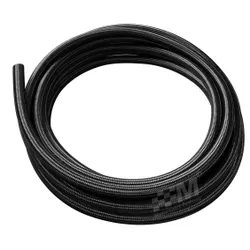 Motamec AN -20 AN20 JIC Stainless Steel BLACK Braided Hose Fuel Oil Coolant 1m