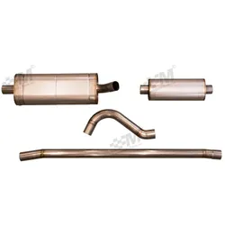 Simpson Escort Mk1 Mk2 Stainless Steel Exhaust System 2 Box - 2.25 Ã Universal