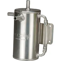 OBP 1 Litre Round Bulk Head Mount Oil Catch Tank OBPCT004