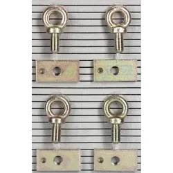 Eye Bolts Harness Fixing Kit + Back Plates Set of 4 eyebolts
