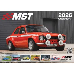 Motorsport-Tools Escort Mk1 & Mk2 Rally Car Calendar 2026- MST Cars